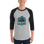 3/4 sleeve raglan shirt