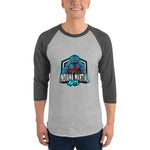 3/4 sleeve raglan shirt