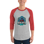 3/4 sleeve raglan shirt