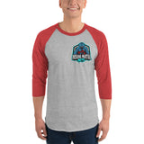 3/4 sleeve raglan shirt