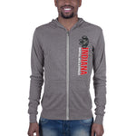 Adult Unisex Indiana Martial Arts & Kore BJJ Zip Hoodie