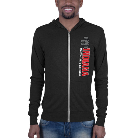 Adult Unisex Indiana Martial Arts & Kore BJJ Zip Hoodie