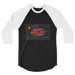 Adult 3/4 sleeve raglan shirt Original IMA Logo