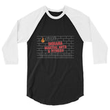Adult 3/4 sleeve raglan shirt Original IMA Logo