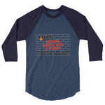 Adult 3/4 sleeve raglan shirt Original IMA Logo