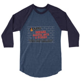 Adult 3/4 sleeve raglan shirt Original IMA Logo