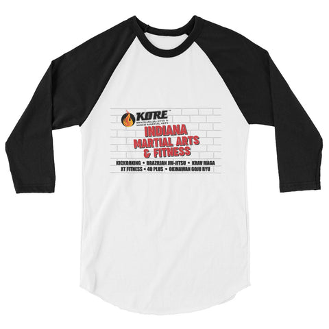 Adult 3/4 sleeve raglan shirt Original IMA Logo