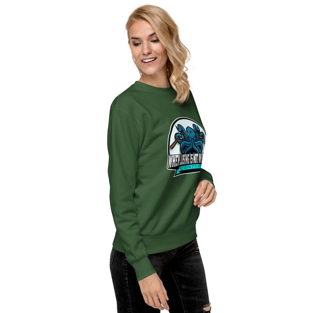 Sweatshirt with front pocket and no hood hotsell
