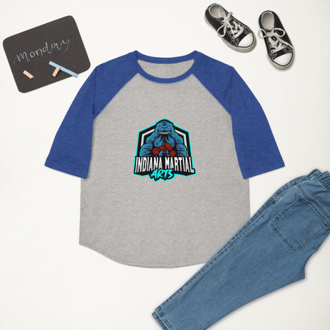 Youth baseball shirt IMA logo